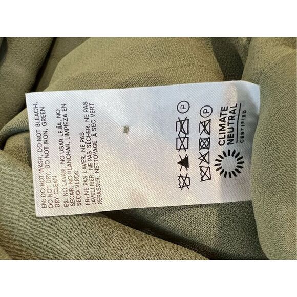 Reformation Women's Green Floral Print Mini Dress Size 6 NWOT T026 - Picture 7 of 7